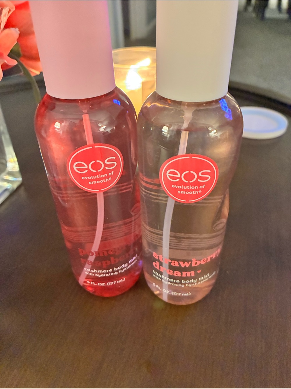 eos Cashmere Body Mist Duo, Pomegranate Raspberry And Strawberry Dream